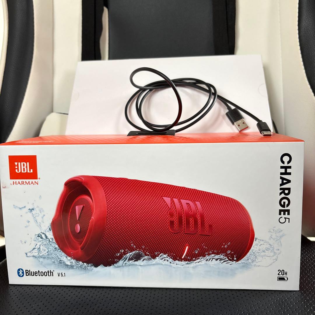 JBL CHARGE 5 ワイヤレススピーカー レッド