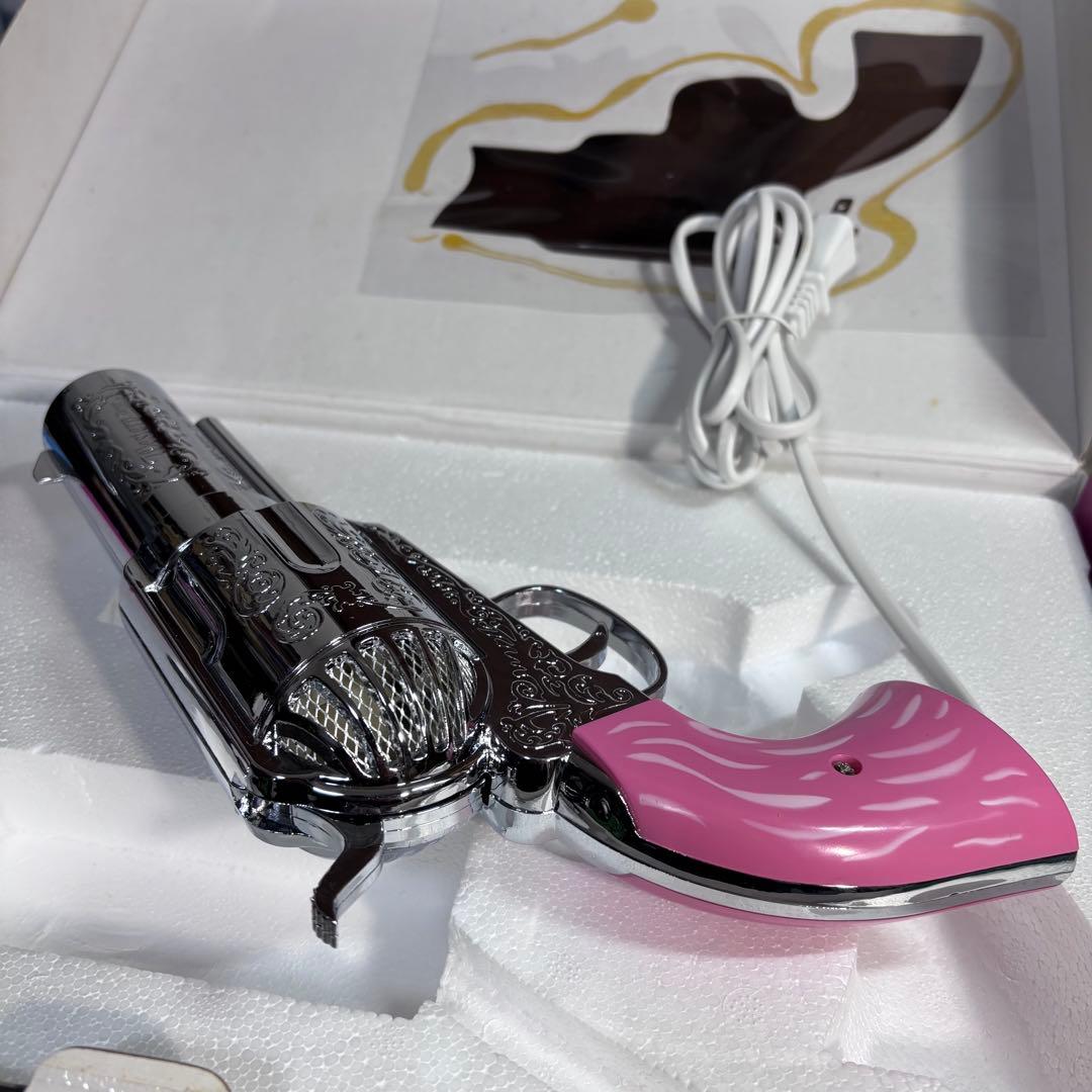 激レア 可動品 ピストル型 ドライヤー 温冷風 ヴィンテージ ピンク