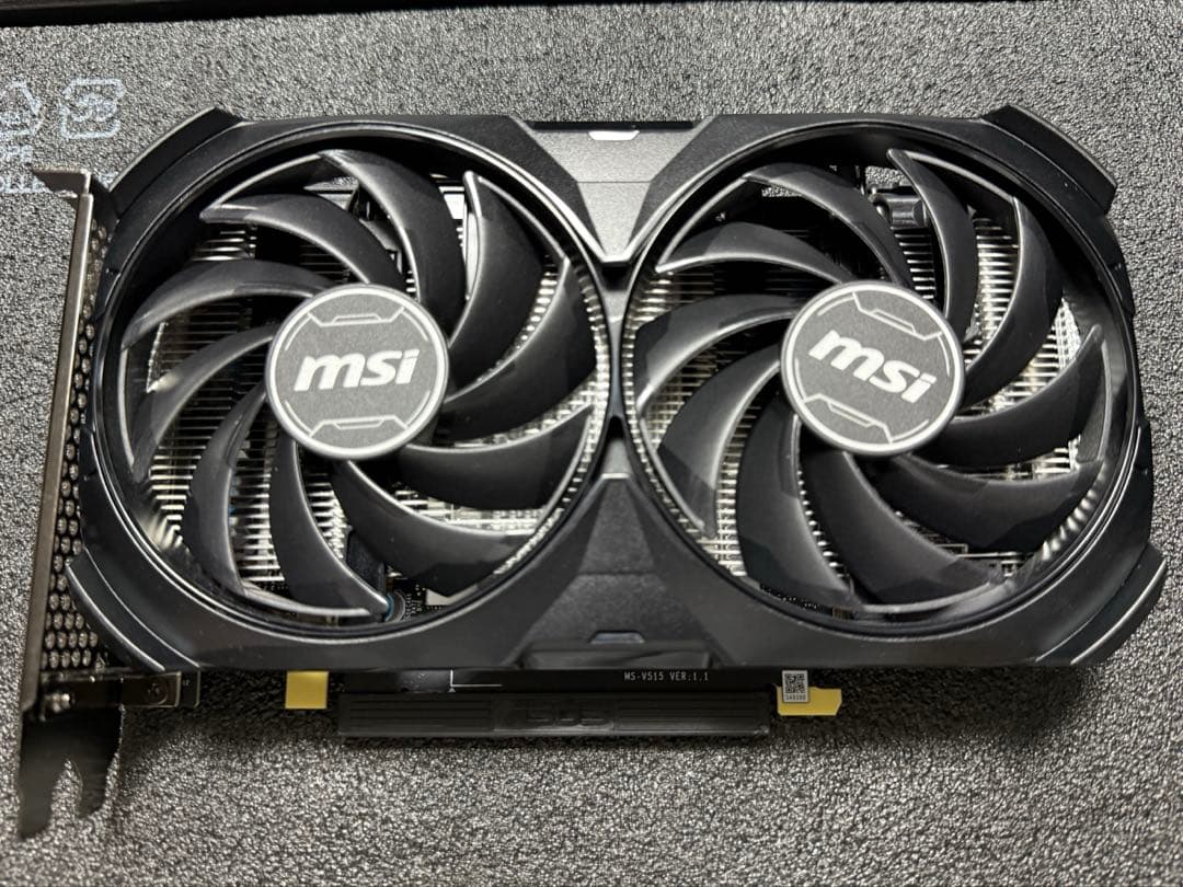 グラフィックボード・グラボ・ビデオカード MSI GeForce RTX 4060 Ti VENTUS 2X BLACK