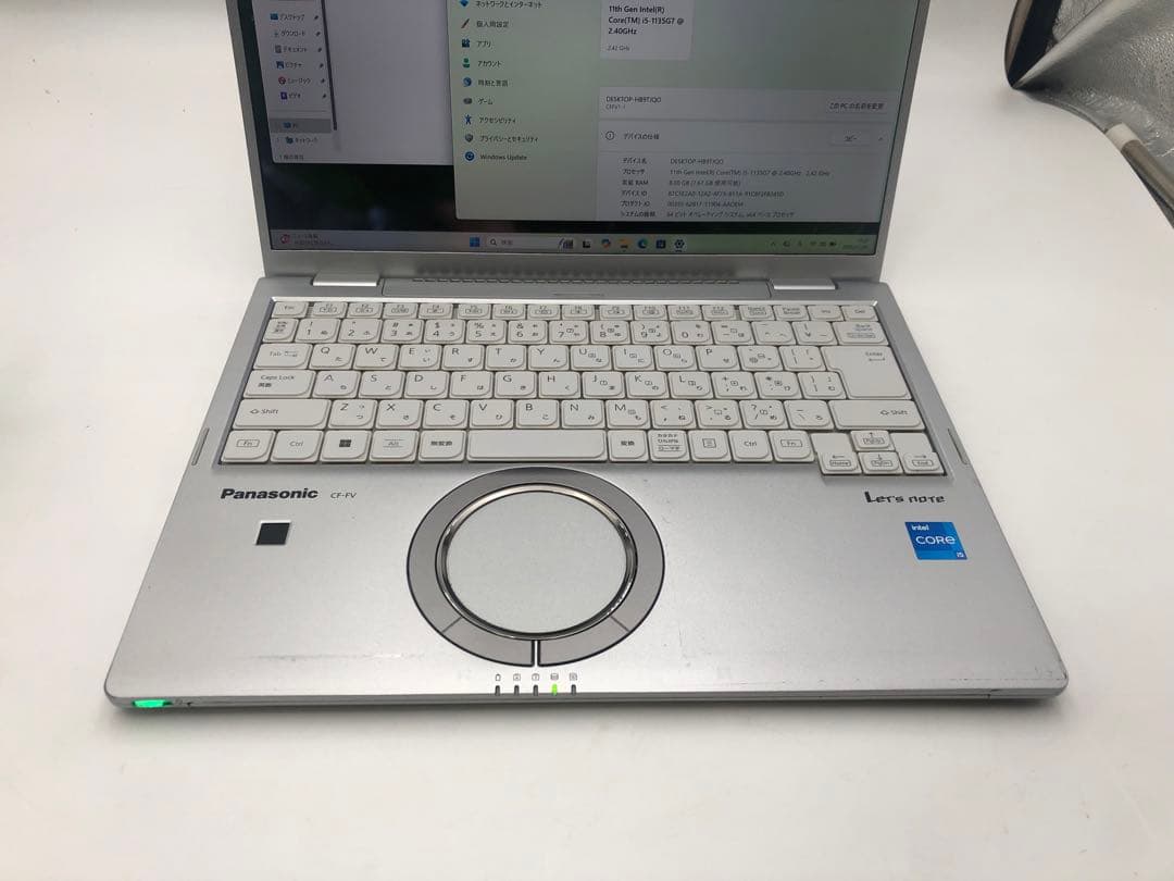 Windowsノート本体 Panasonic Lets note CF-FV1Core i5-1135G7