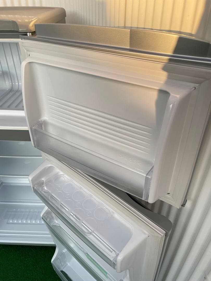 847 アクア シルバー2ドア冷蔵庫 右開き トップフリーザー 一人暮らし 単身