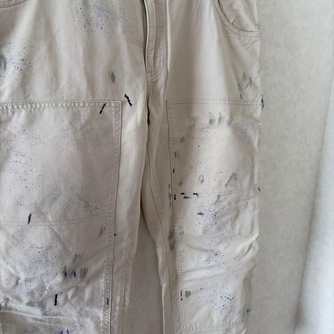 Polo Ralph Lauren ダブルニーペインターパンツ W35ホワイト