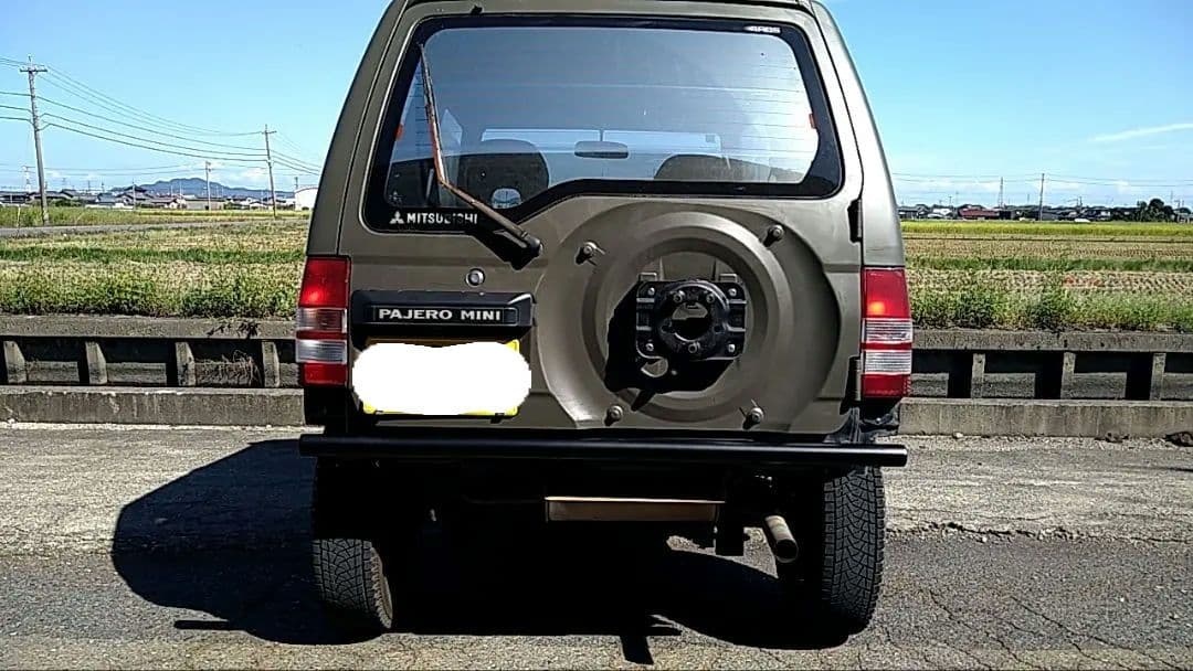 パジェロミニ　H56A リアバンパー　パイプバンパー