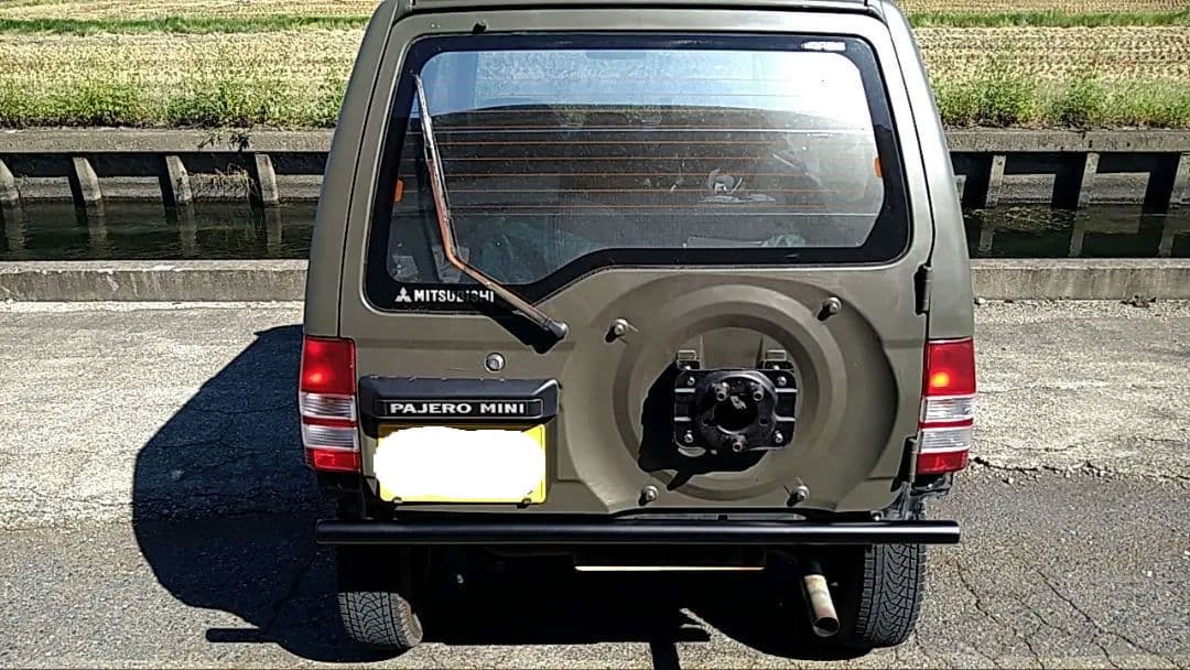 パジェロミニ　H56A リアバンパー　パイプバンパー