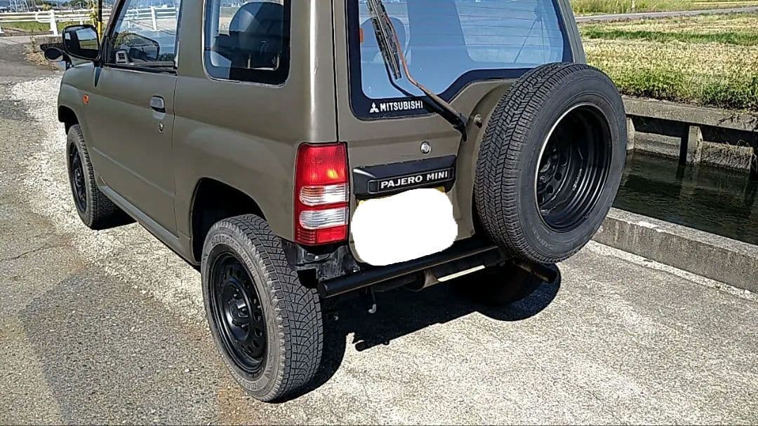 パジェロミニ　H56A リアバンパー　パイプバンパー