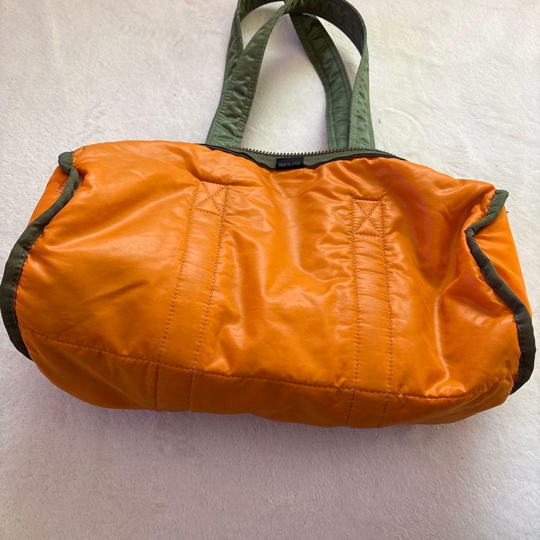 レア✨ポーター　タンカー　ミニボストンL　ドラムバッグ　セージグリーン　緑