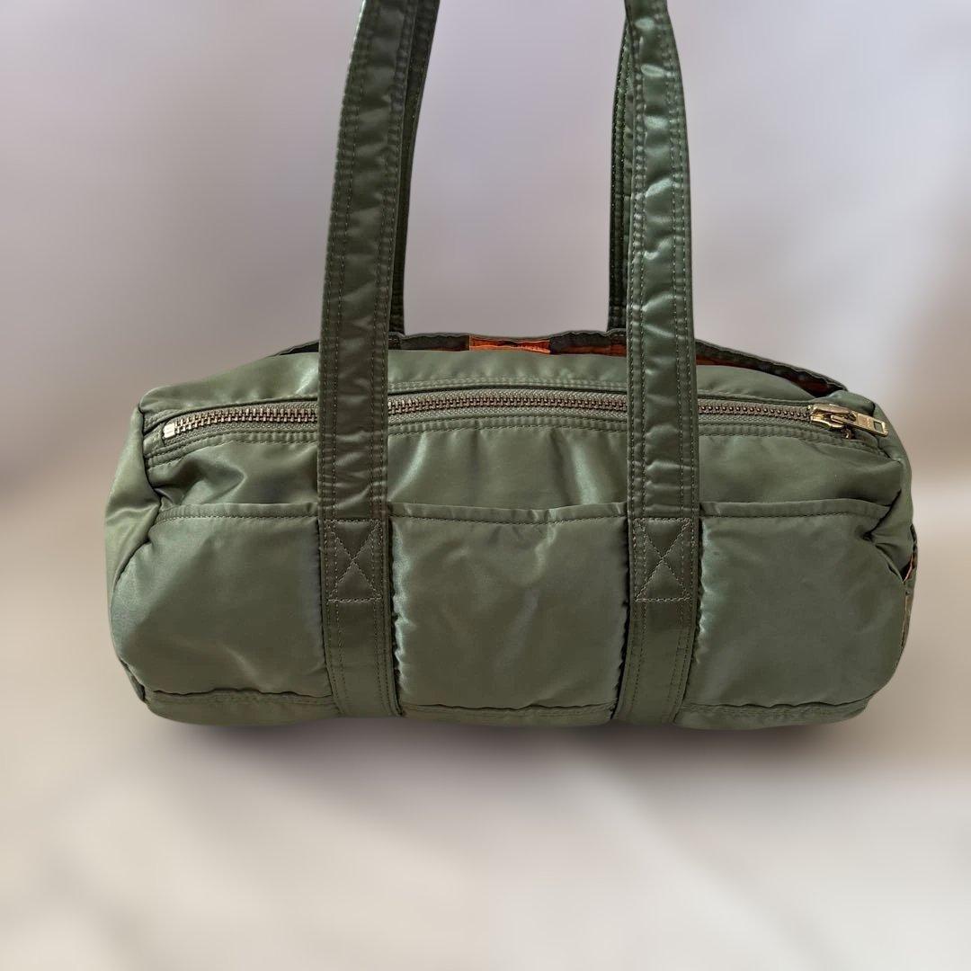 レア✨ポーター　タンカー　ミニボストンL　ドラムバッグ　セージグリーン　緑