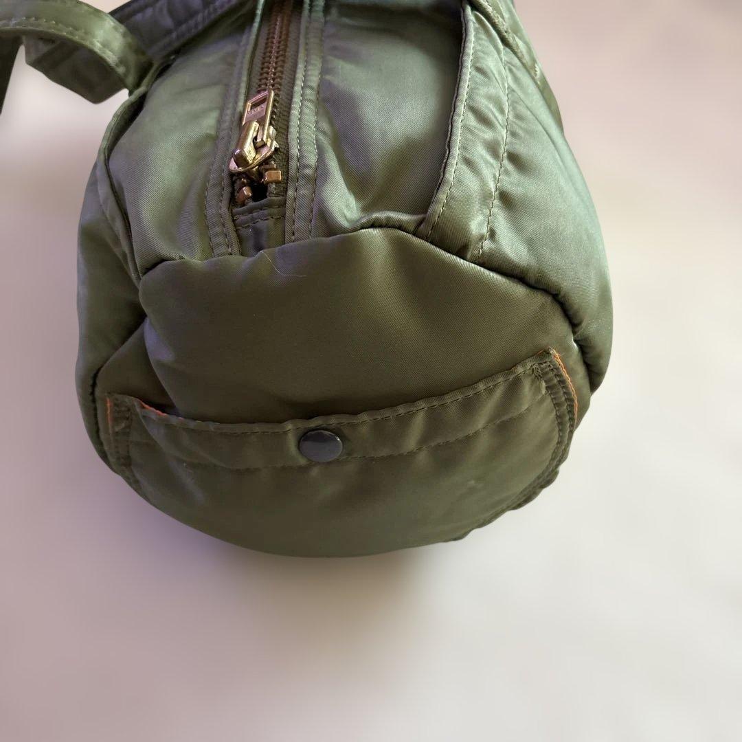 レア✨ポーター　タンカー　ミニボストンL　ドラムバッグ　セージグリーン　緑