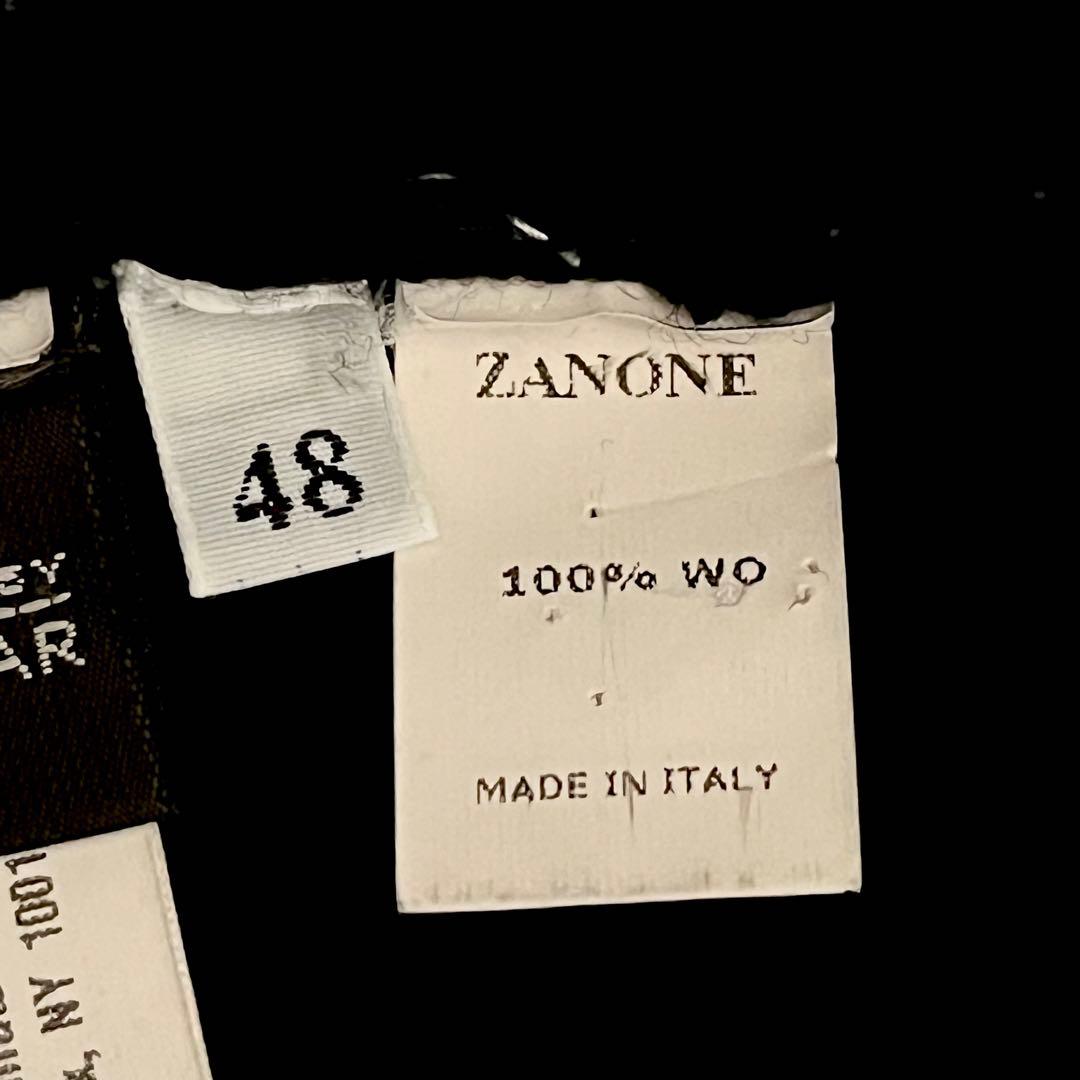 ZANONE ザノーネ ニット セーター イタリア製 48 Lサイズ 黒