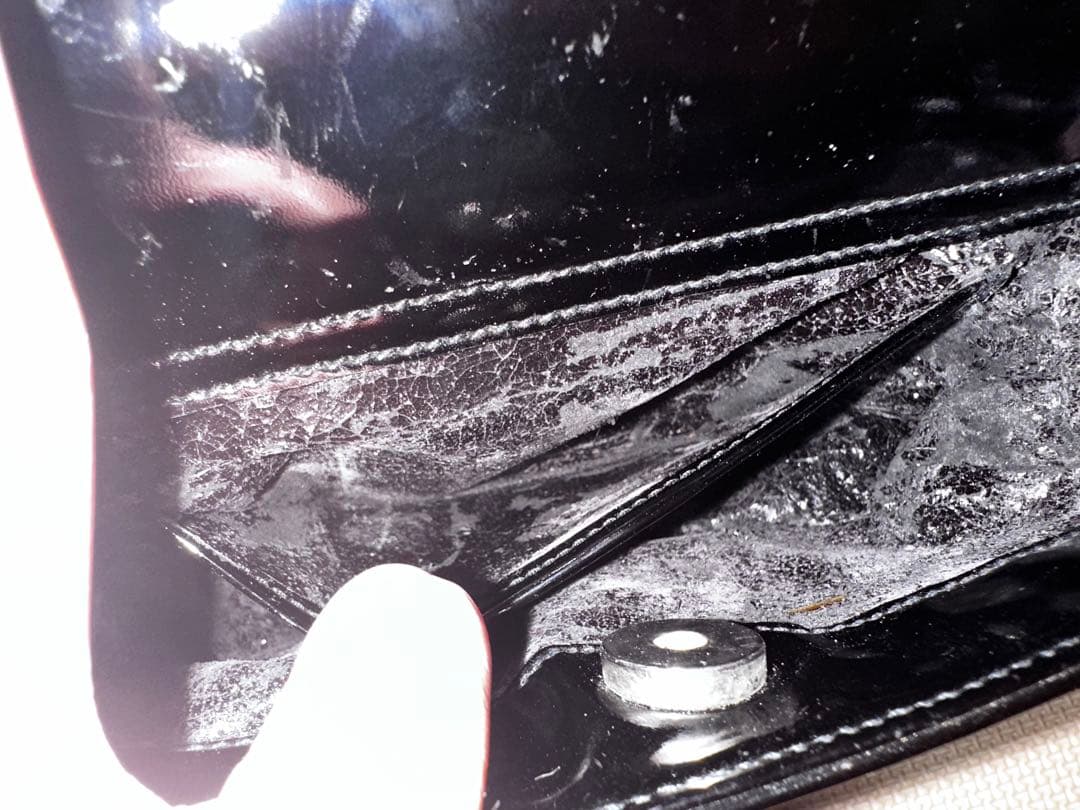 グッチ インターロッキングG ワンショルダーバッグパテントレザー