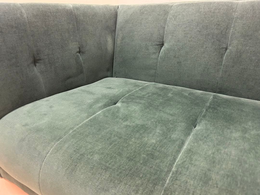 定価¥84,800 NOCE ソファLUXUR 3人掛け グリーン