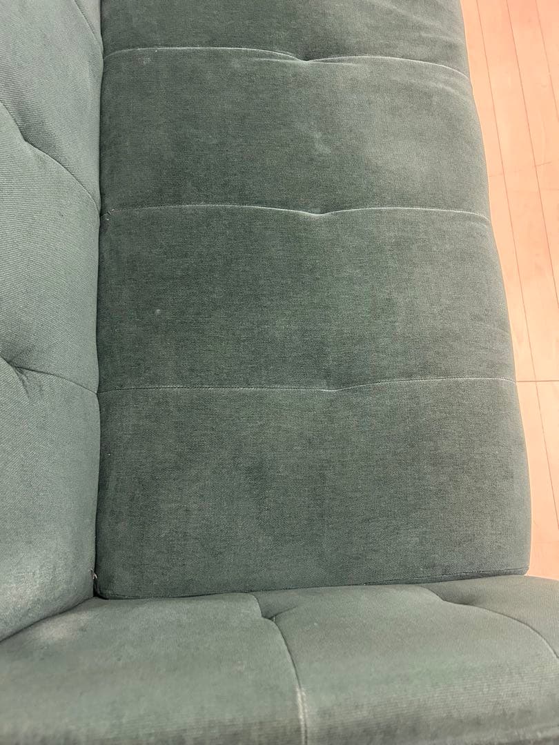 定価¥84,800 NOCE ソファLUXUR 3人掛け グリーン