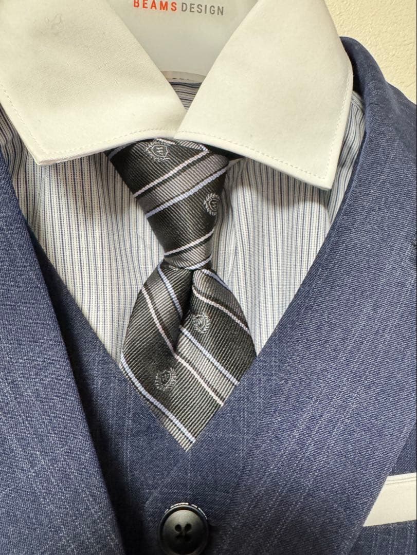 男の子のスーツ 140cm☆1度着用のみの美品 入学式 卒業式 結婚式など 紺色