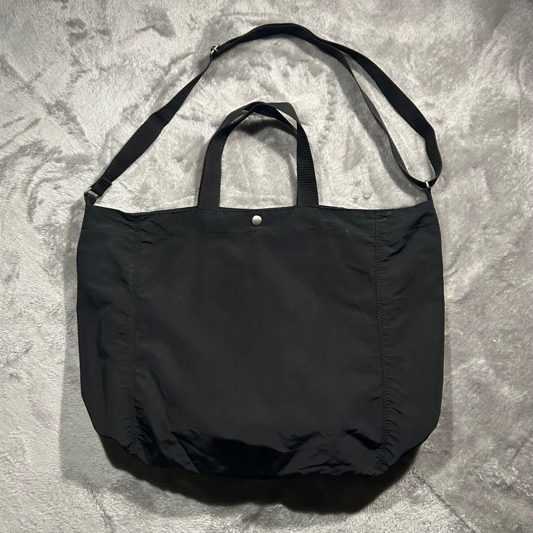 HOMME ロゴ2WAYショルダーバッグ ナイロン