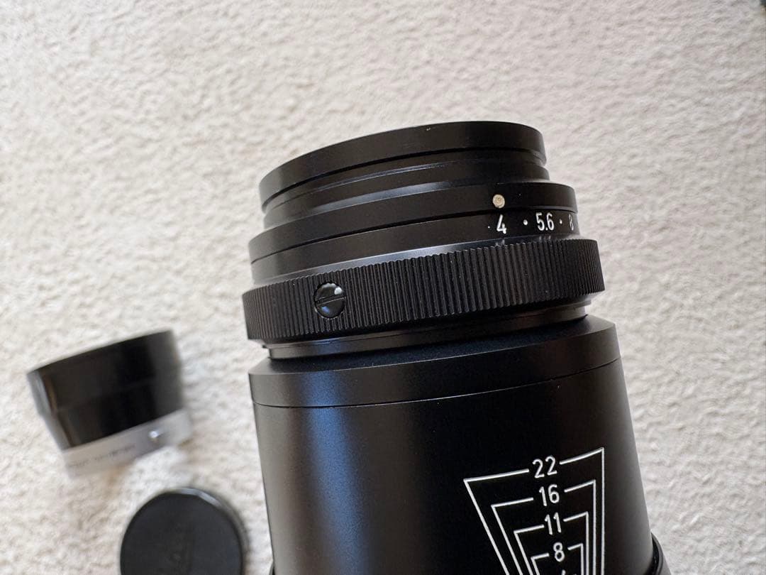 美品 元箱フード付き Leica TELE ELMAR 135mm f4