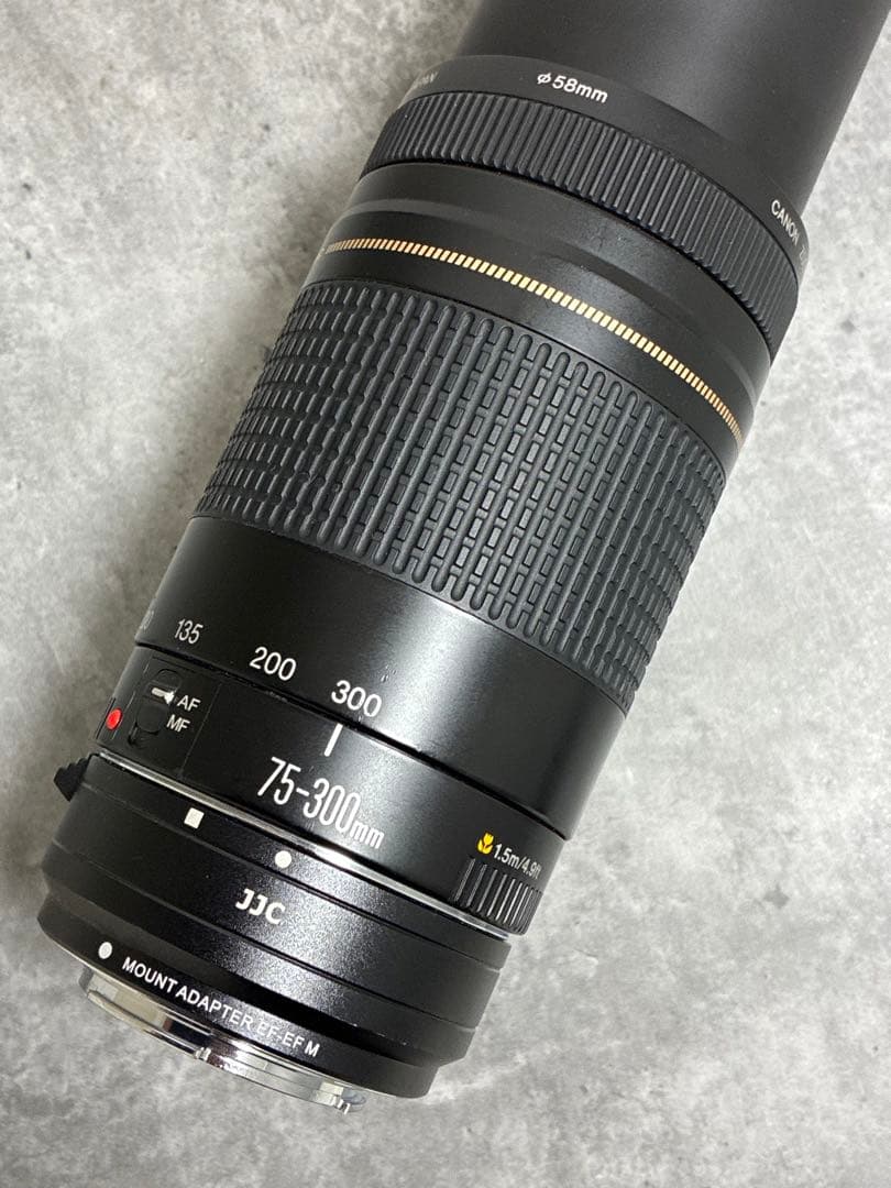 ⭐️美品⭐️Canon EF 75-300 USM & EF-EOS M アダプター