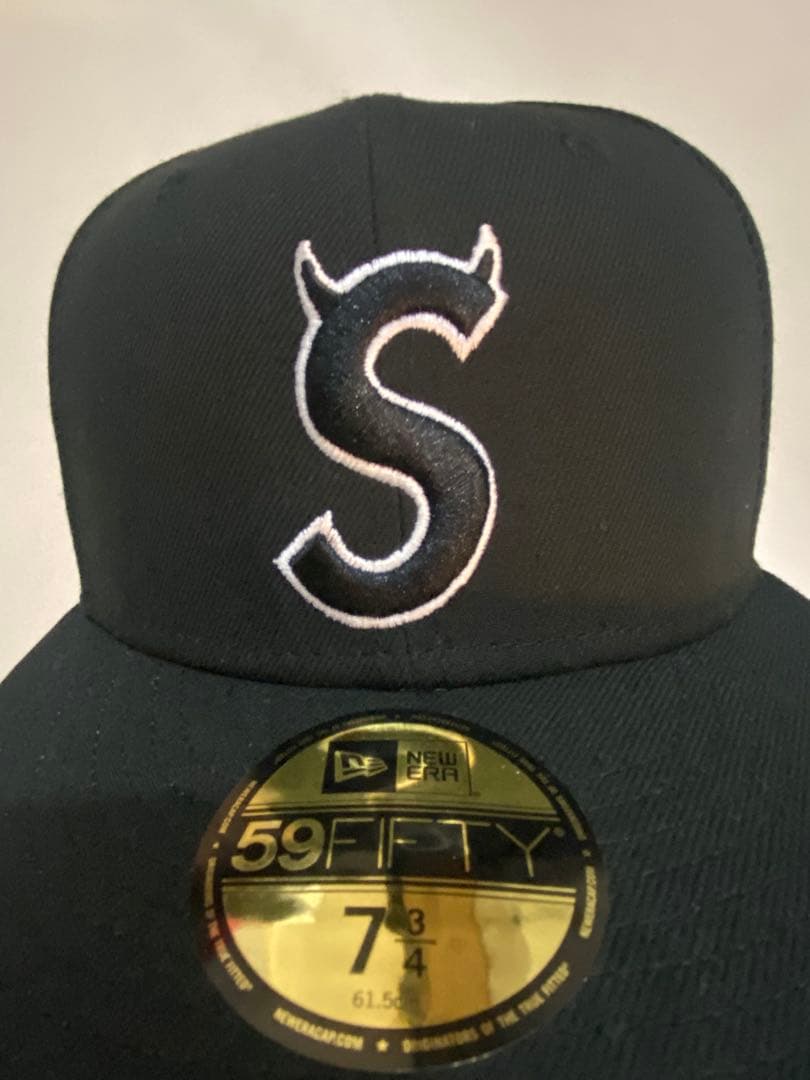 正規品Supreme New era 59FIFTY ブラック　 7 3/4