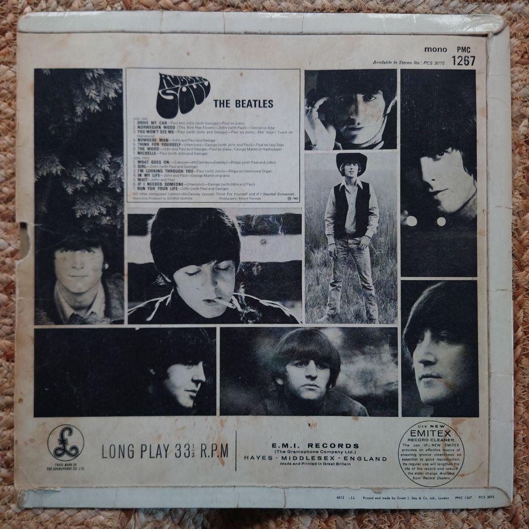 UK盤RUBBER SOUL THE BEATLES