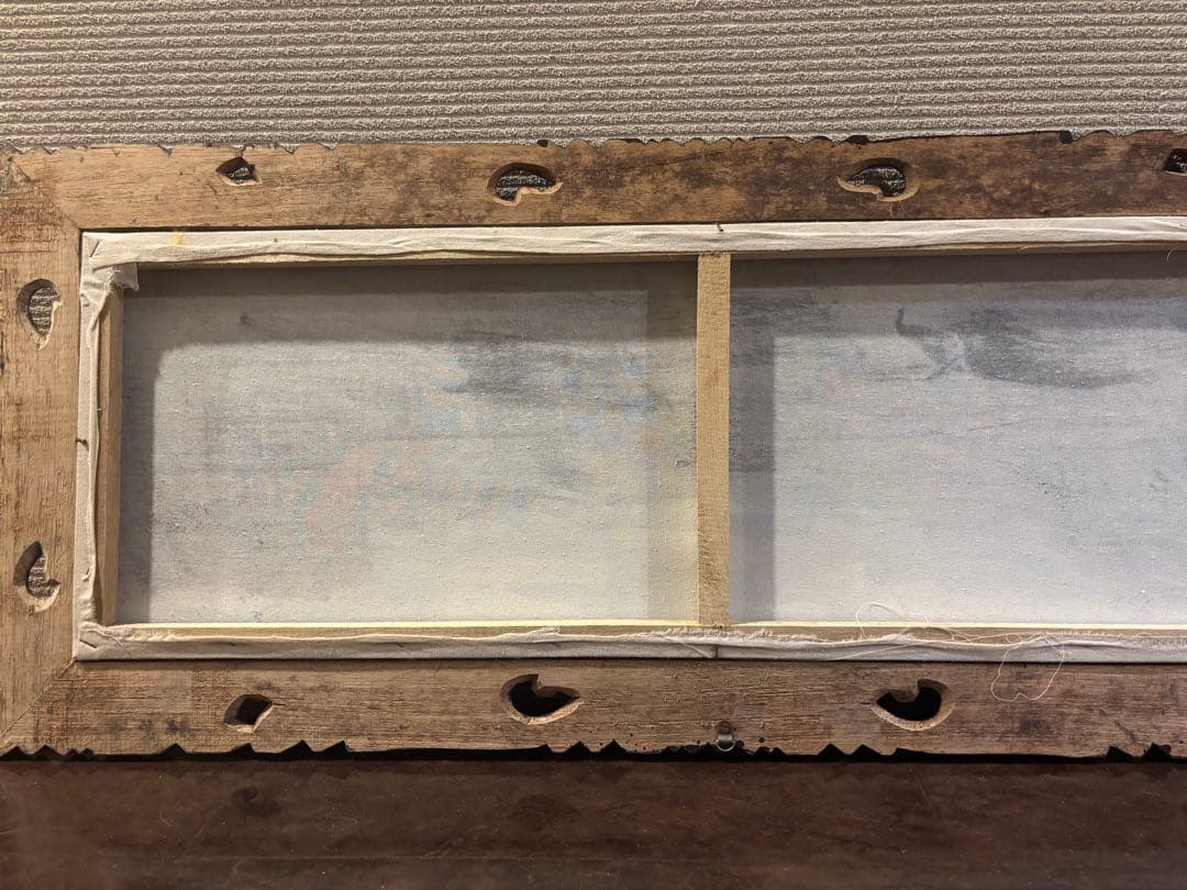 バリ島風景画／田園風景／102×44／送料込