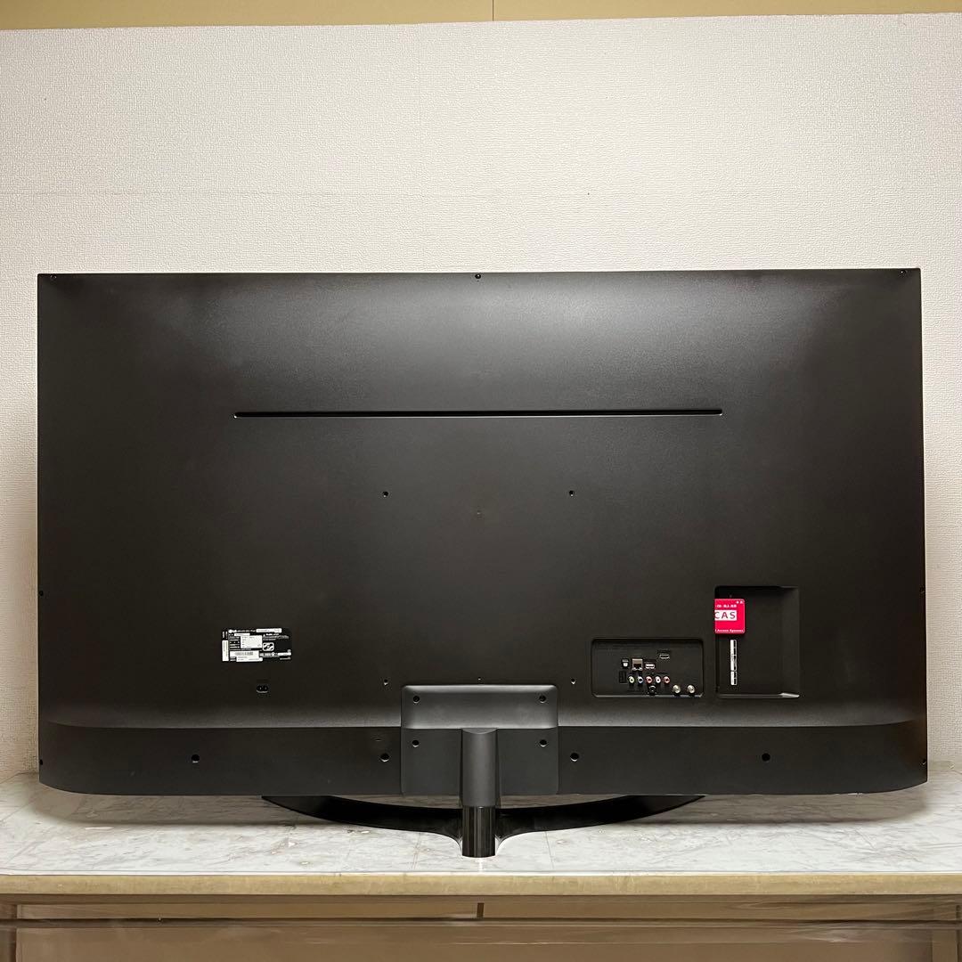 ラコさん受渡専用LG65型4K液晶テレビネット動画多数視聴可、新品リモコン