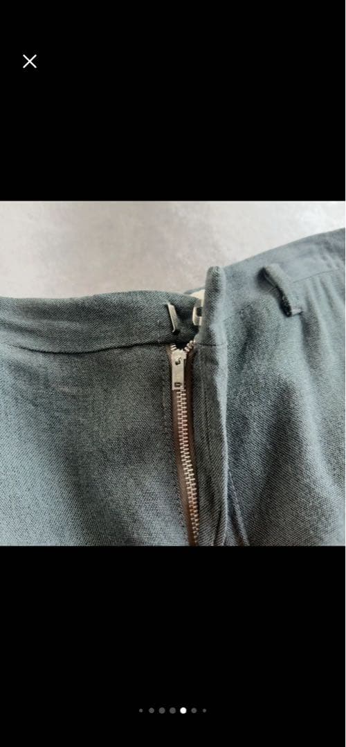 S*O様 50s レーヨン　スラックス　グレー　ヴィンテージ