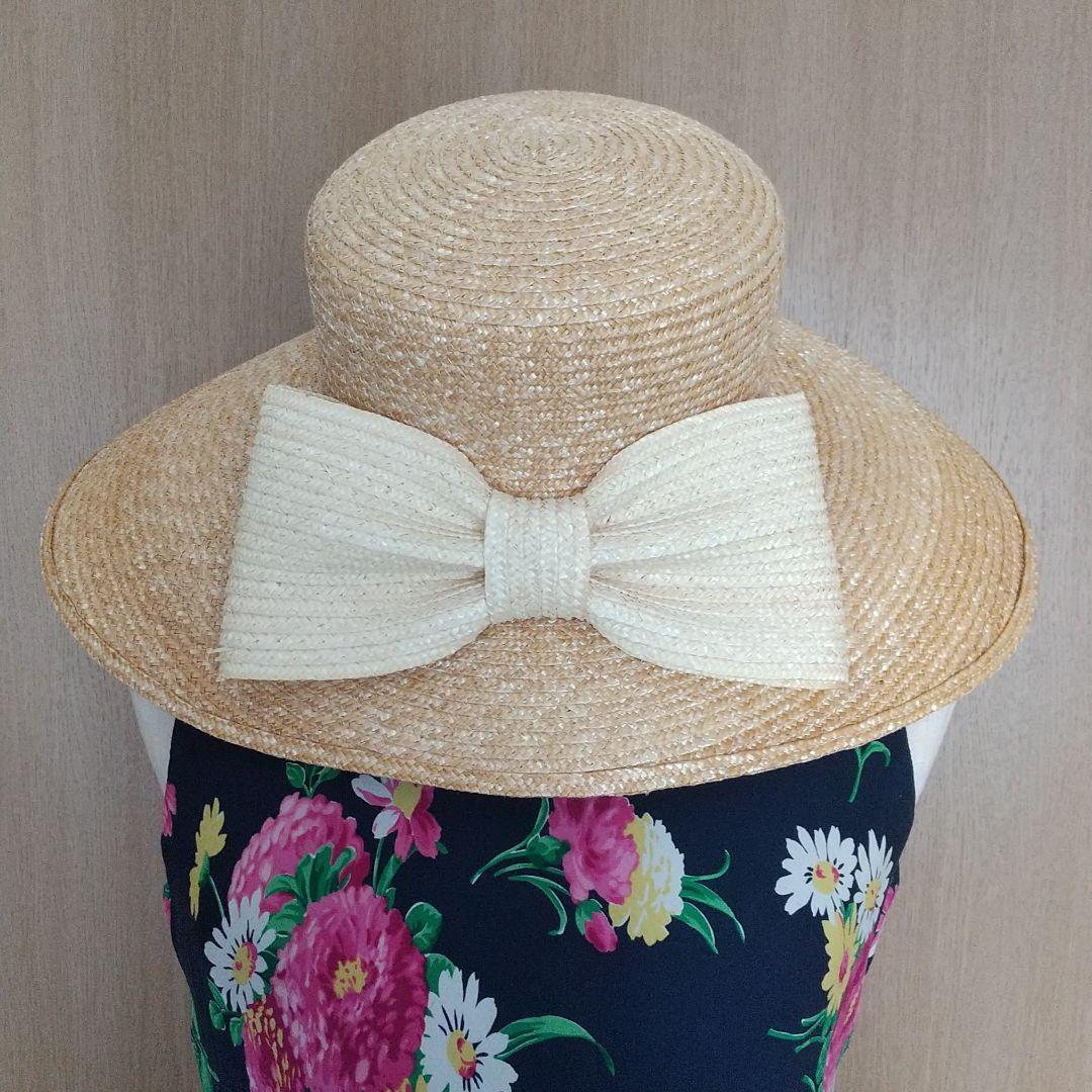 GREVI 前リボン帽子