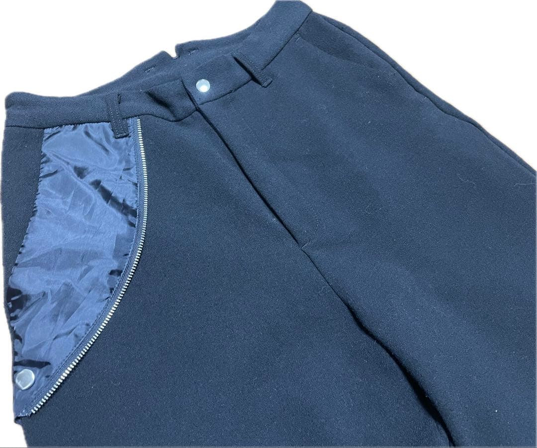 GRANCY リバースレイヤードデザインスラックス　モノマート