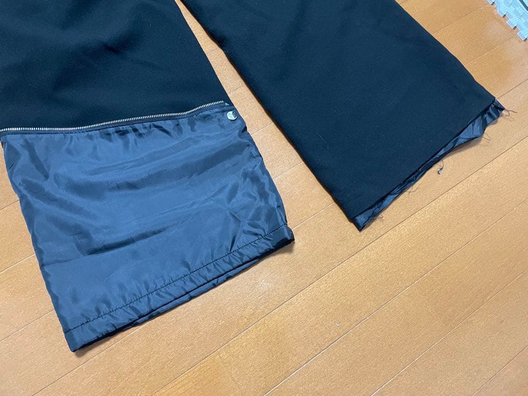 GRANCY リバースレイヤードデザインスラックス　モノマート