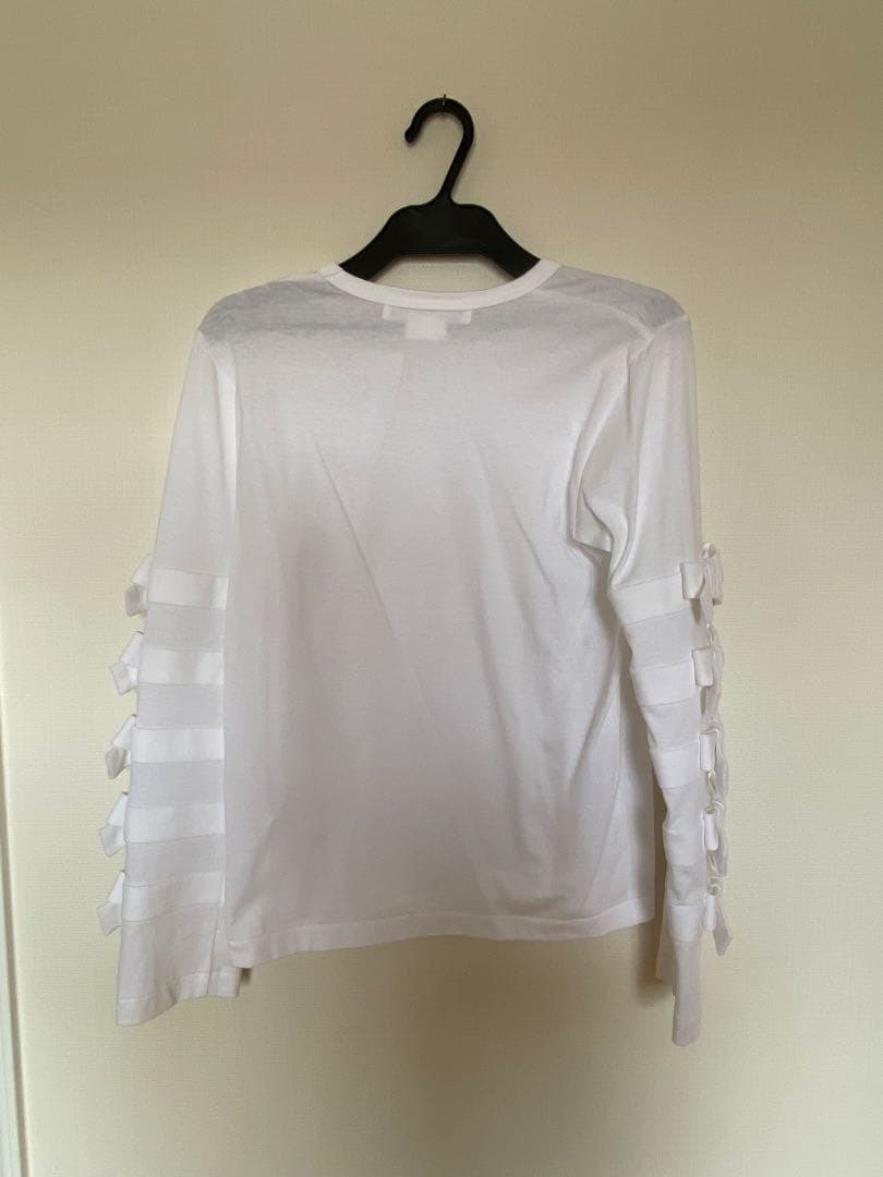 コムデギャルソンガール　リボン　カットソー　M ロンT