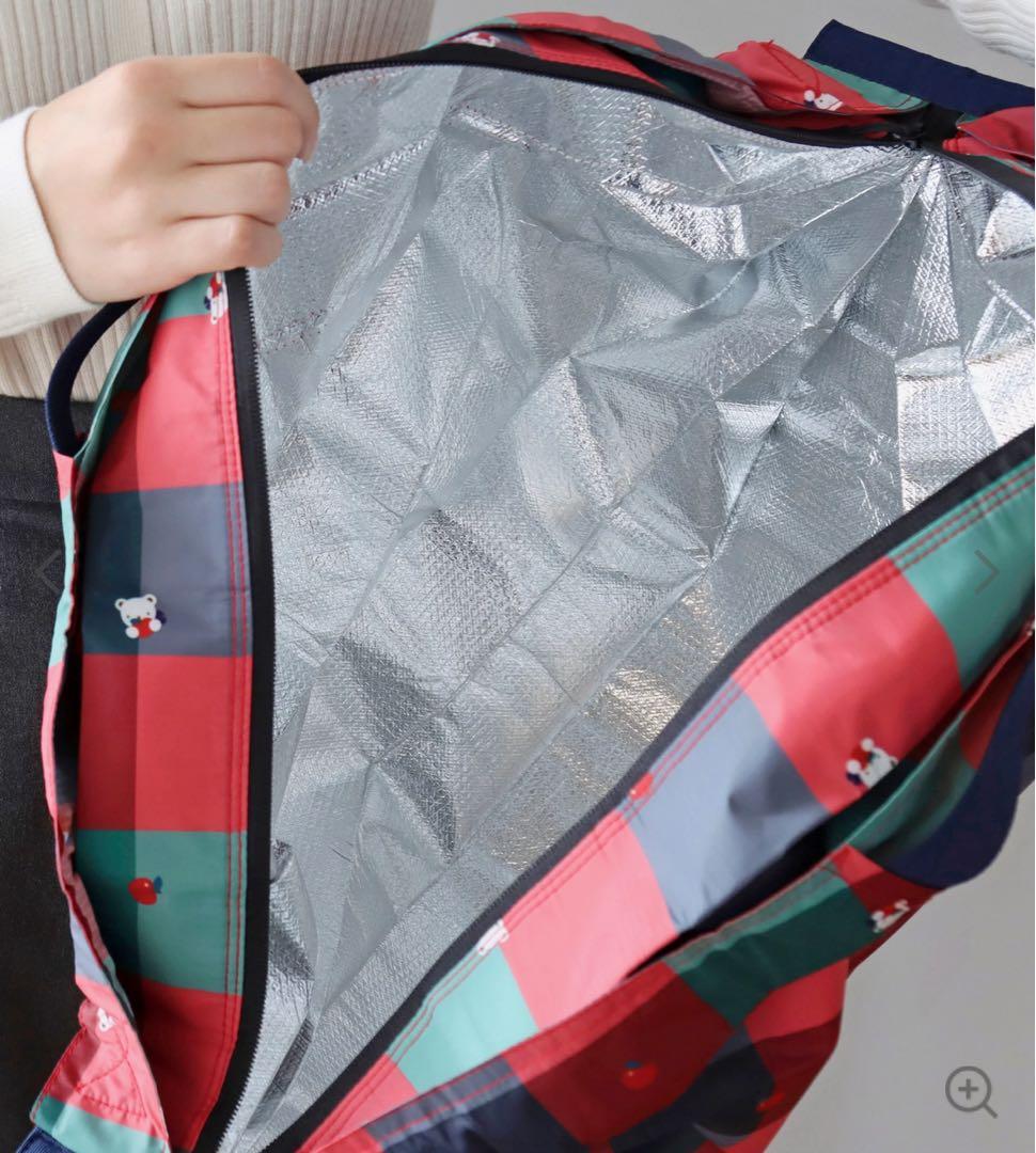 【新品未使用✨️】ファミリア シュパット 保冷バッグ エコバック 20L チェック