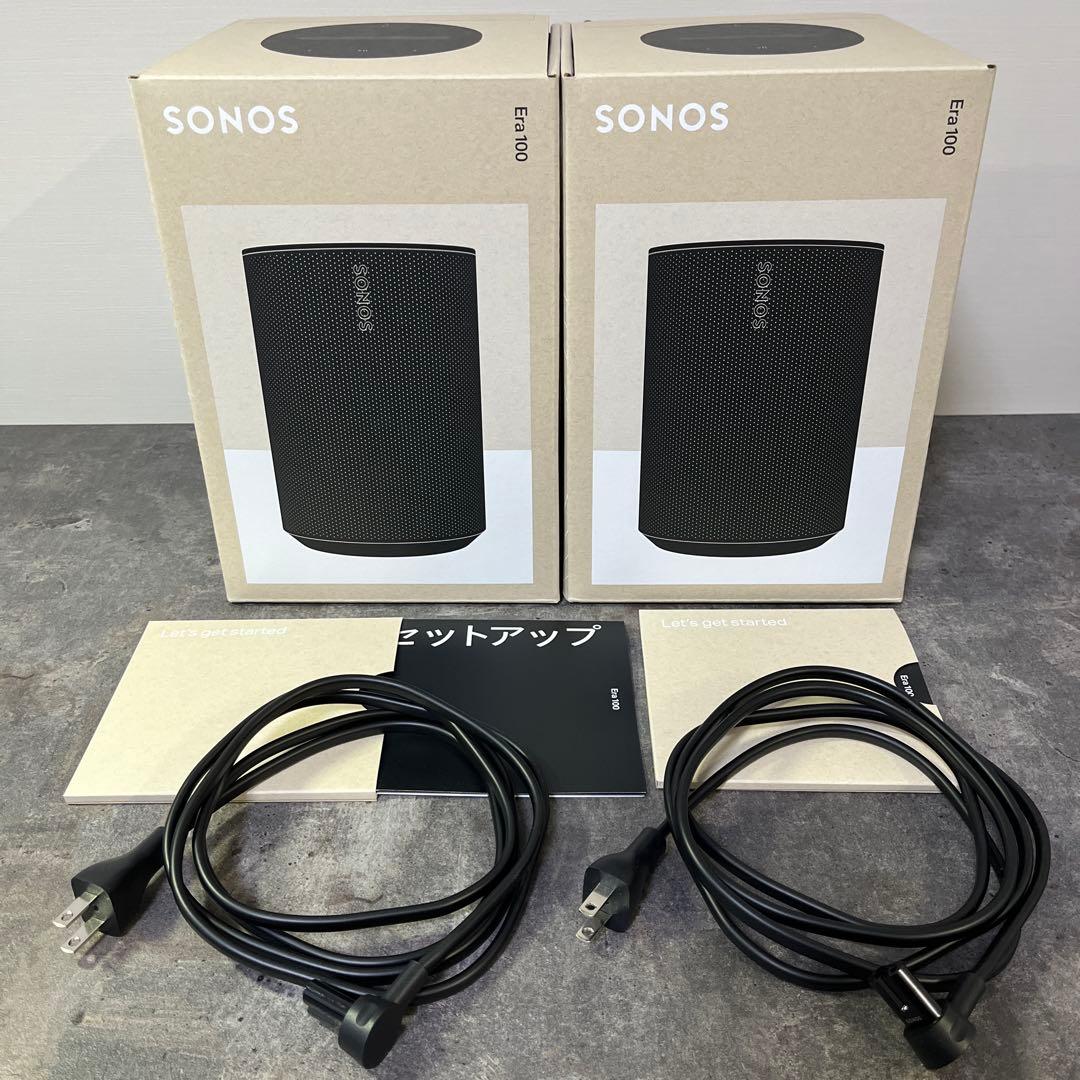 【本日22時まで】SONOS Era 100 2個+変換アダプター