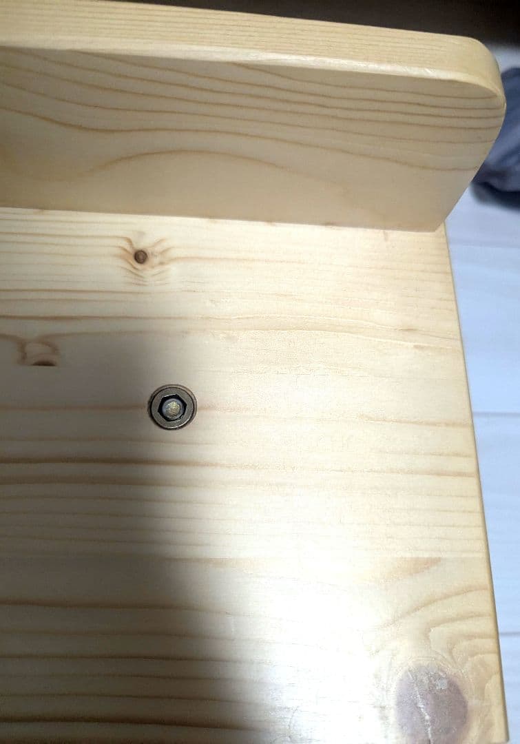 3ヶ月のみ使用＊ワイドダブル 天然すのこ ベッドフレーム シモンズマットレス付