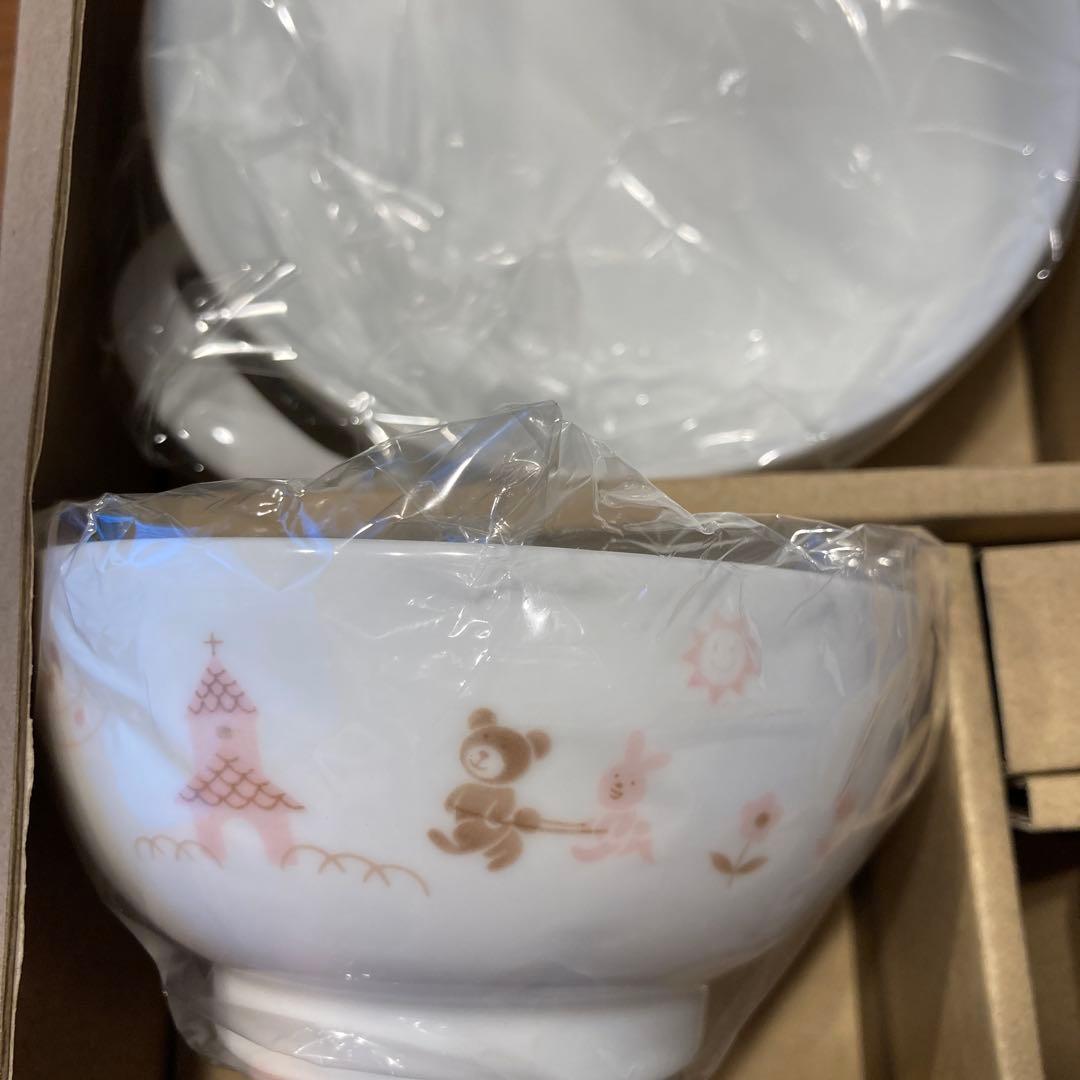 【お値下げしました新品未使用】ノリタケ ライトステップ ピンク 4点セット