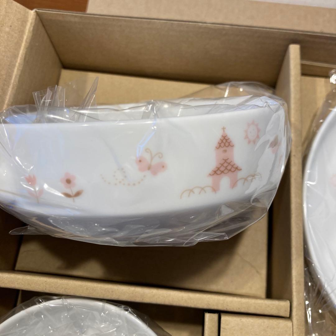 【お値下げしました新品未使用】ノリタケ ライトステップ ピンク 4点セット