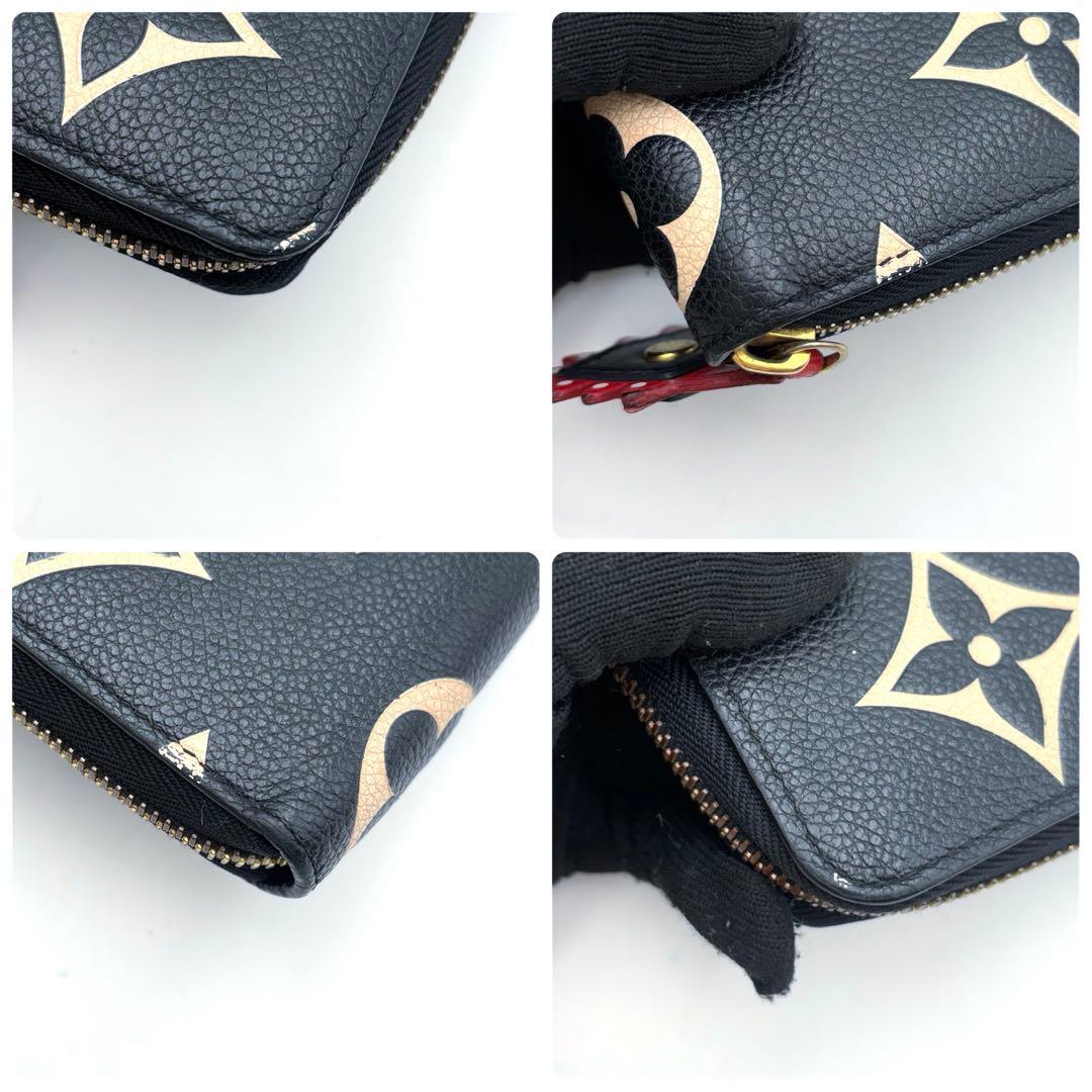 IC搭載ルイヴィトン アンプラント ジッピーウォレット クラフティ バイカラー