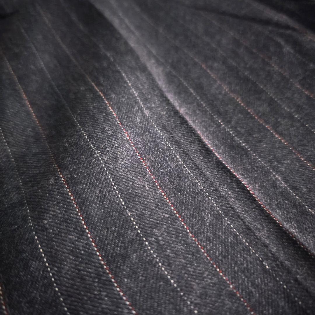 90s　00s ストライプ ワイドスラックス