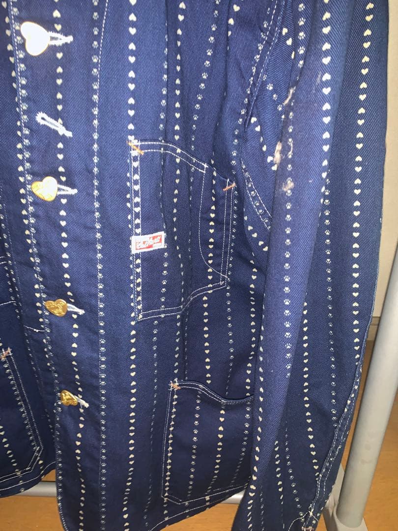 TCB JEANS & CO. ストライプデニムカバーオール