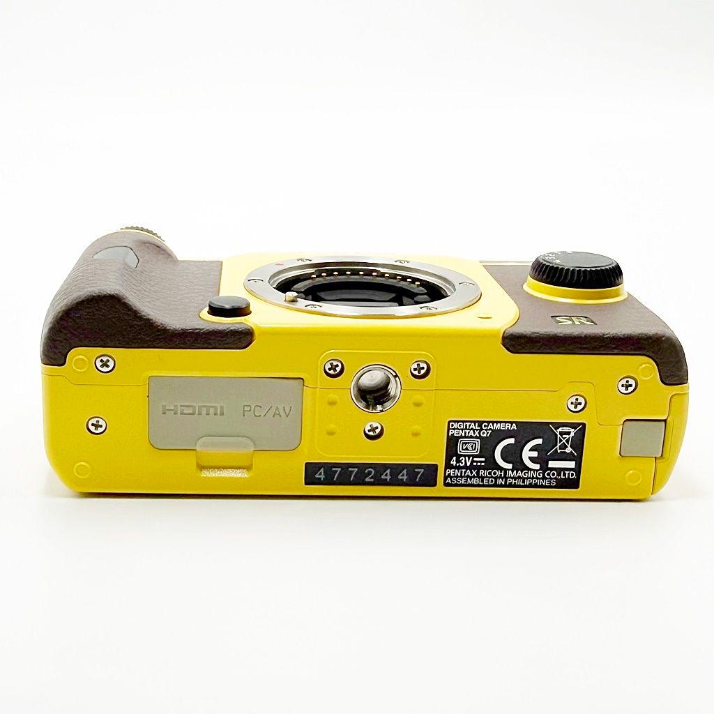 ペンタックス Q7 ダブルズームキット イエロー ミラーレス カメラ 中古