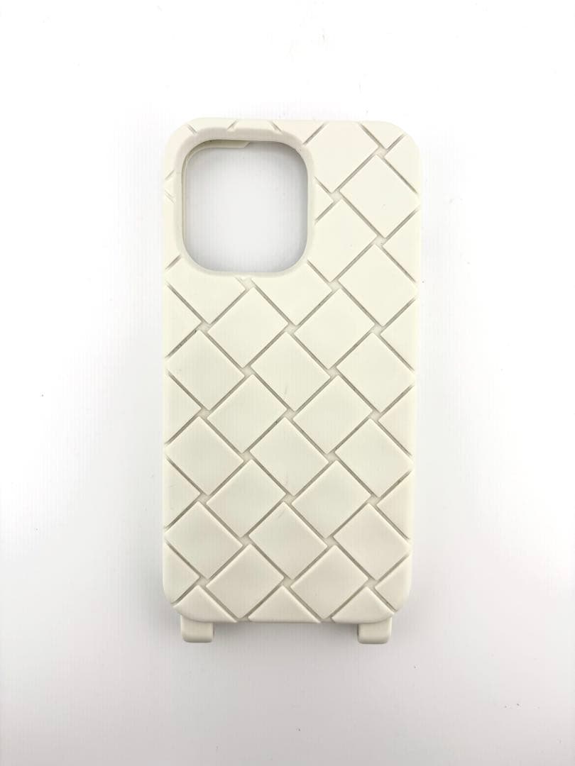 Bottega Veneta イントレチャート ホワイト iPhoneケース