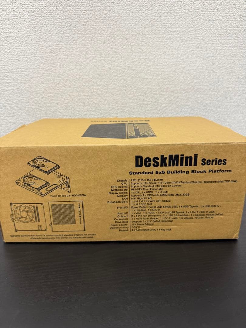 ミニPC ASRock DeskMini 310 i5 9th | 8GB | 128Gb