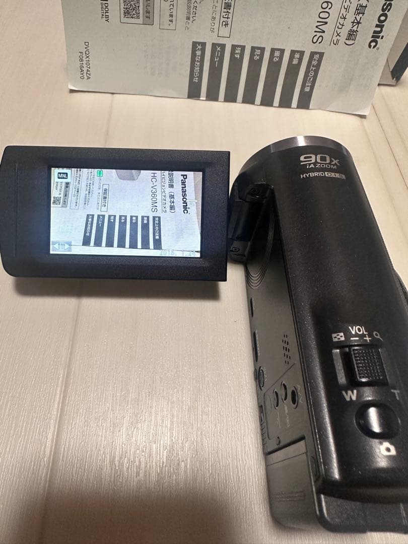 Panasonic HC-V360MS フルHD ビデオカメラ　美品