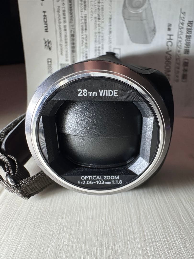 Panasonic HC-V360MS フルHD ビデオカメラ　美品