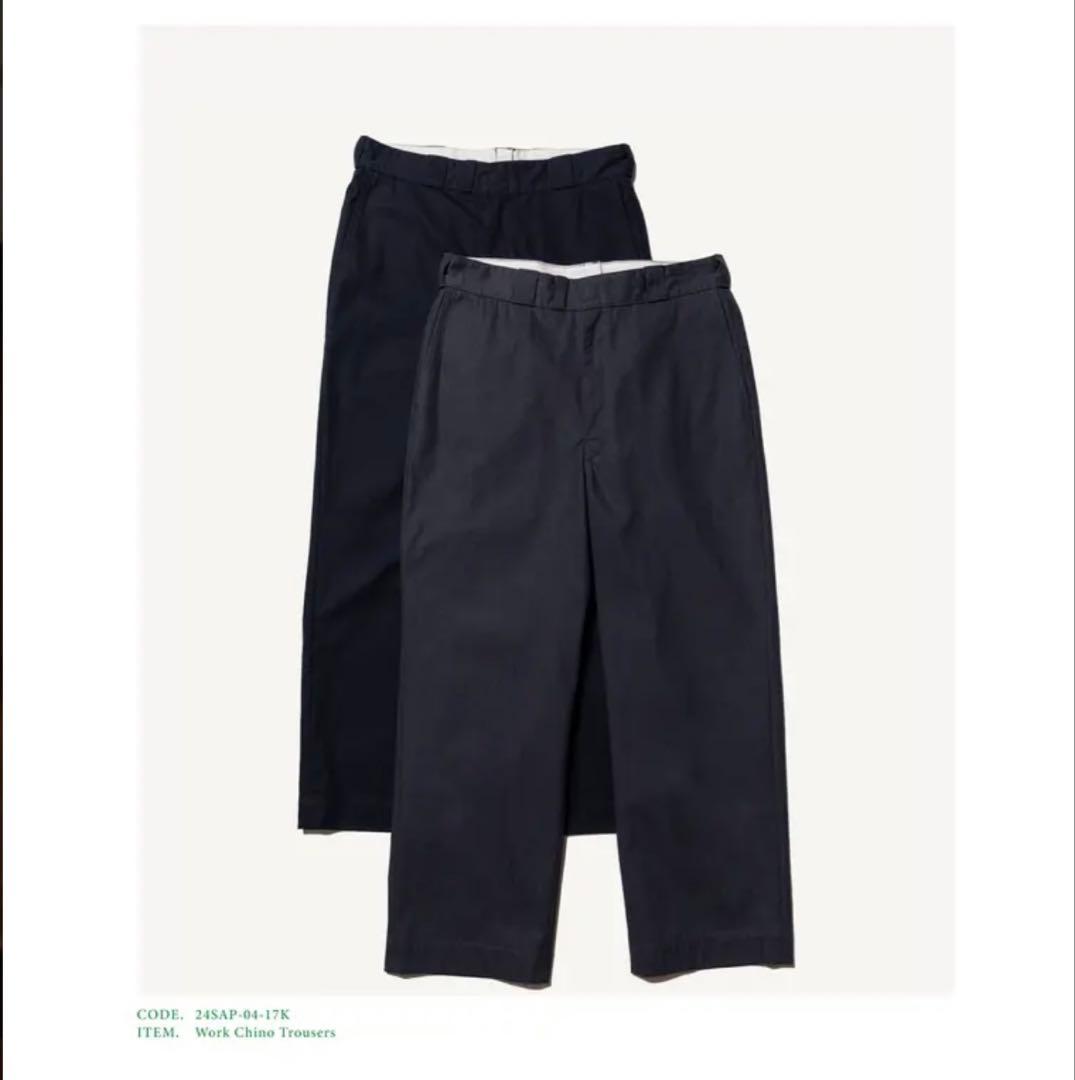 A.PRESSE アプレッセ24SS Work Chino Trousers