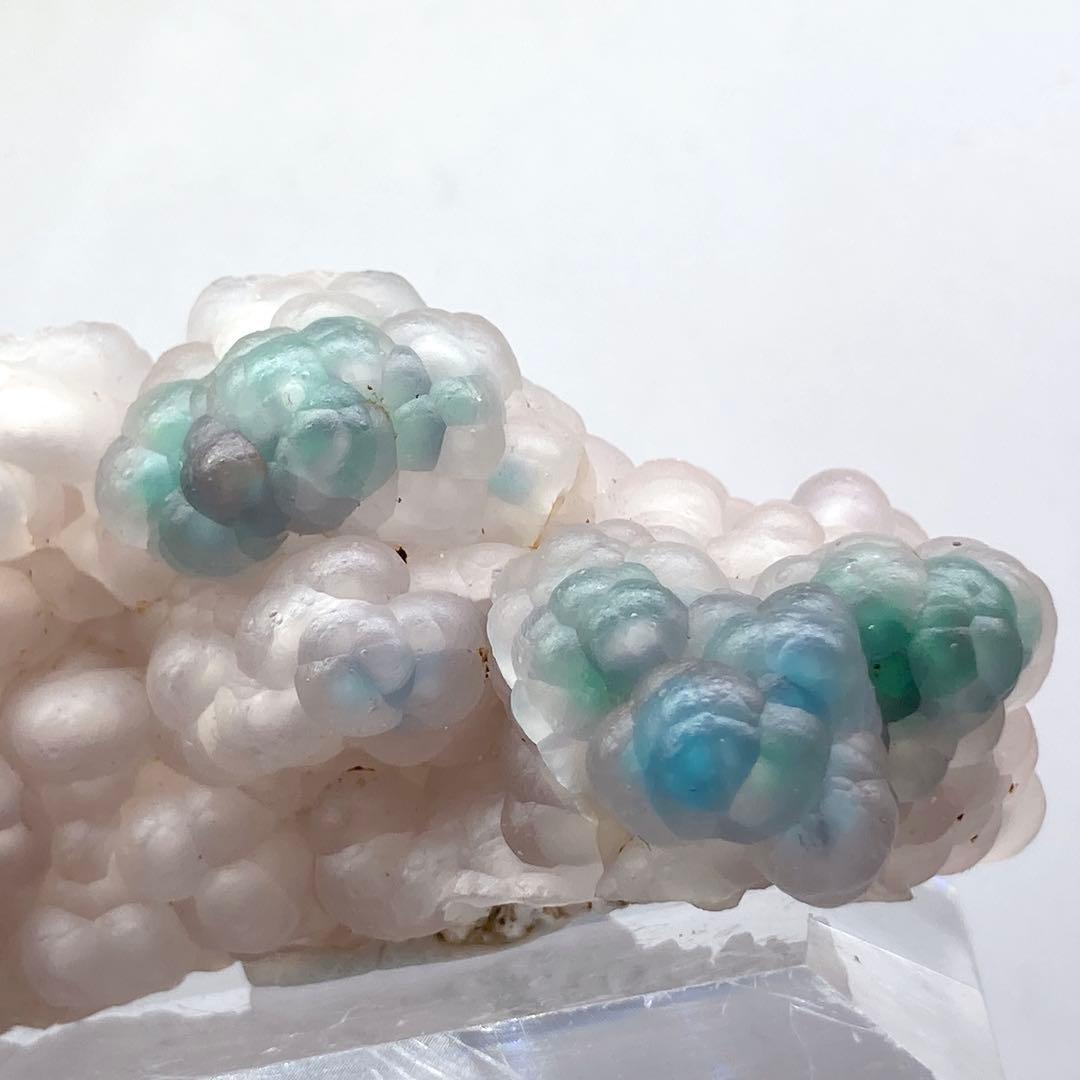 ポ*ー様 『2022年発見』　クリソコラインカルセドニー　原石　鉱物標本　天然石