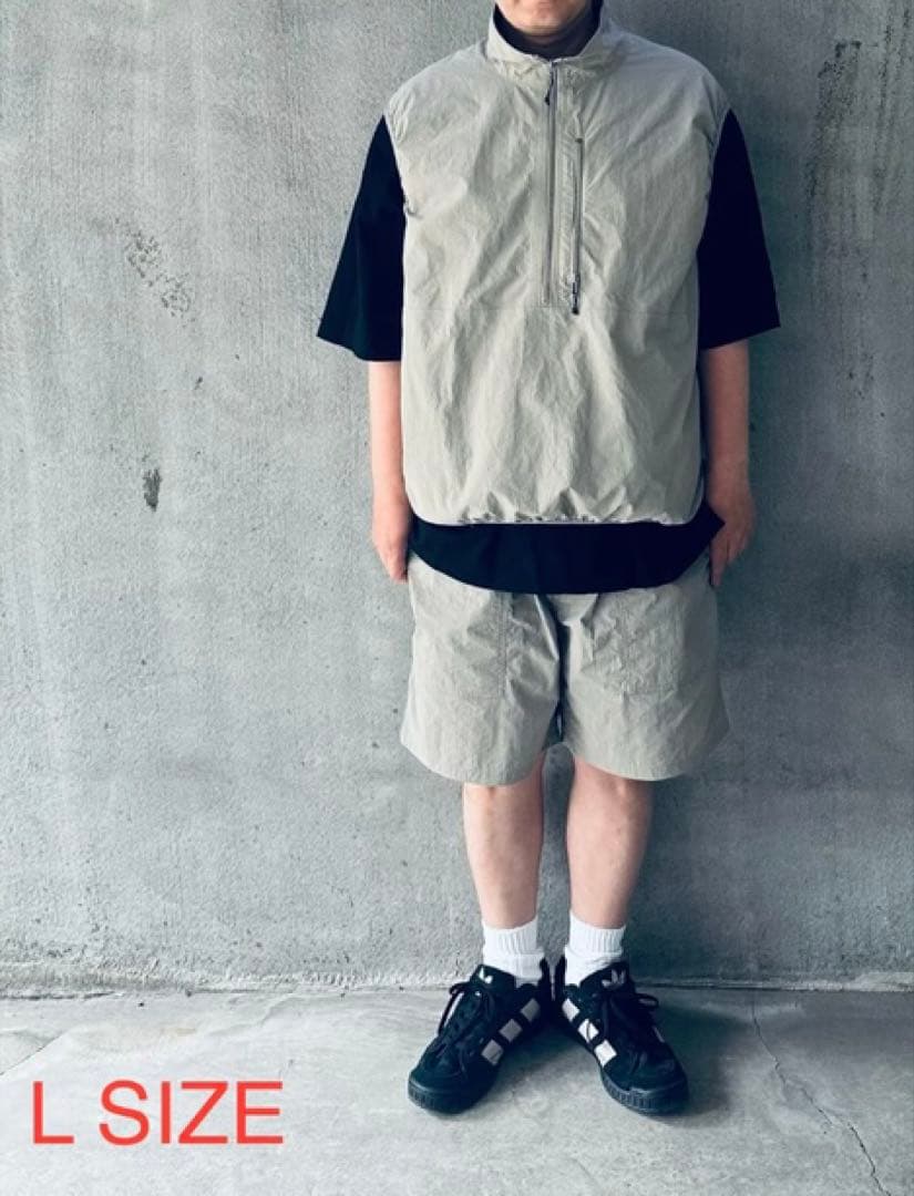 値下不可 STUMPSTAMP ハーフジッププルオーバーベスト メンズL