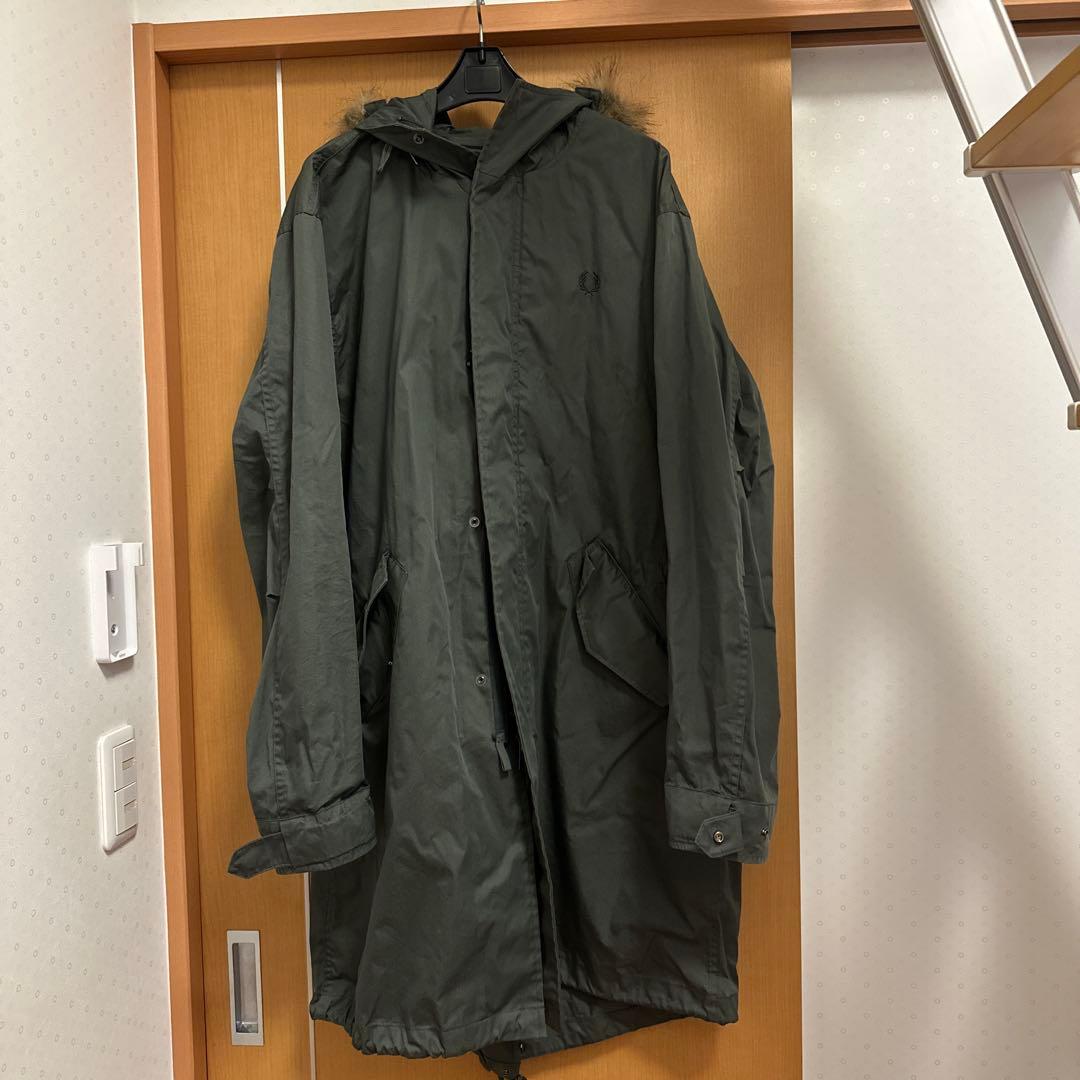FRED PERRY モッズコート サイズM オリーブ・カーキ系