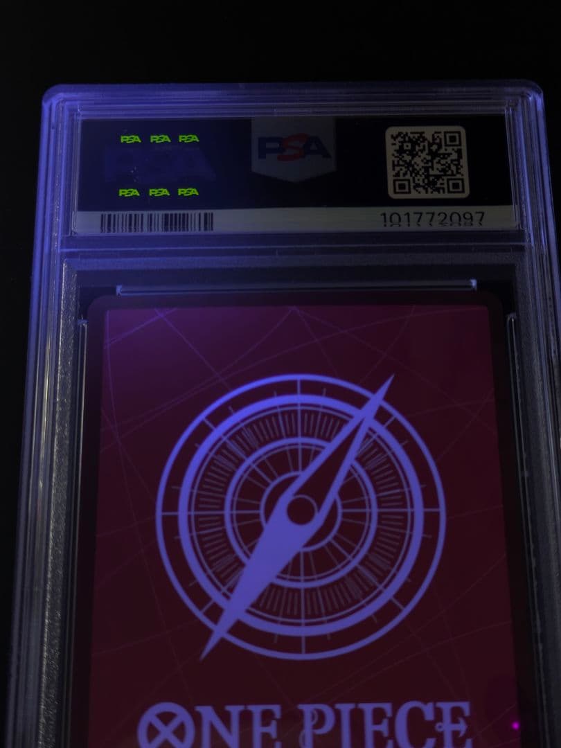 【PSA10】ポートガス・D・エース L リーパラ金文字箔押し オマケ付