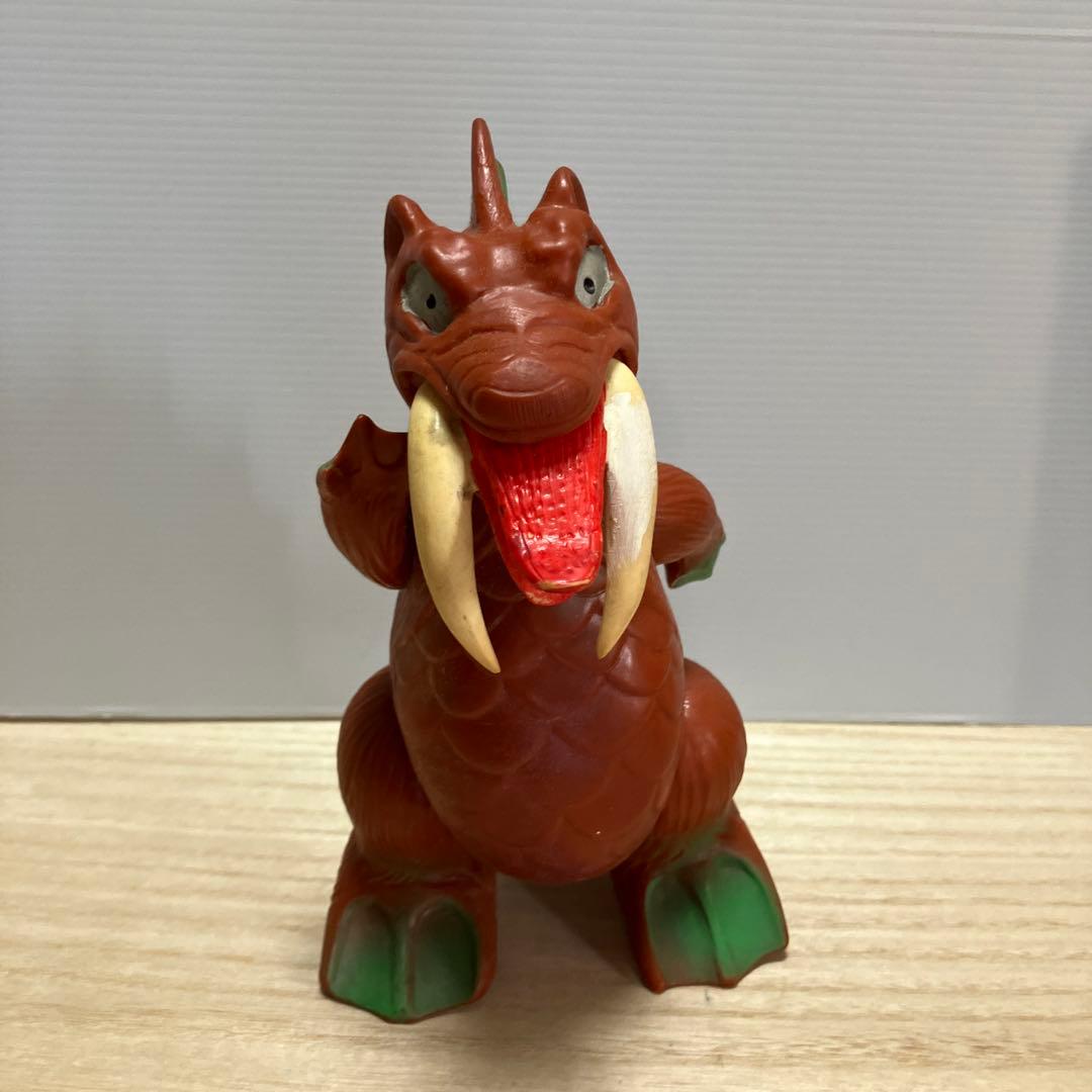 E-壁 ブルマァク 当時物 怪獣ベロベロ ソフビ マエタケ NTV 刻印あり