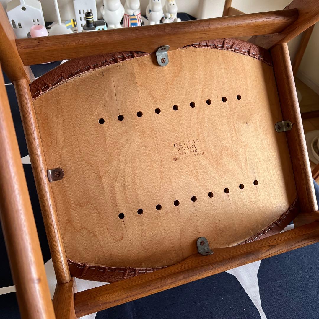 本日中　ゲタマ GETAMA CH38 ハンスJウェグナー オーク材 本革 1脚
