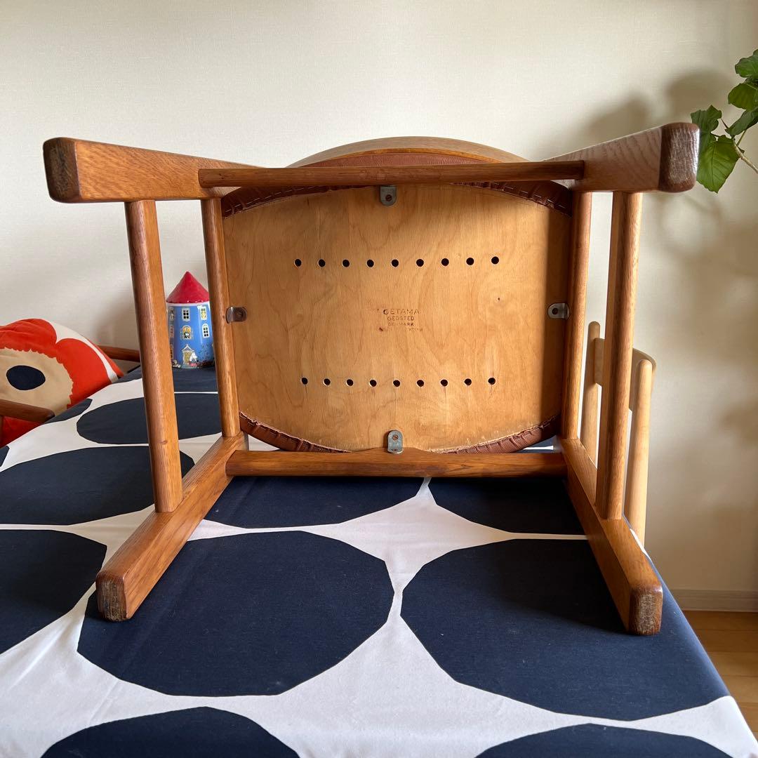 本日中　ゲタマ GETAMA CH38 ハンスJウェグナー オーク材 本革 1脚